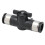 Push-to-Connect-Kugelhahn mit gerader Union, 4