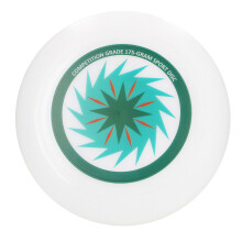 Luminous Green Flying Disc for Outdoor Fitness & Beach Competition