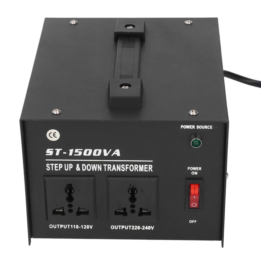 Reliable 1500W Step Up/Buck Voltage Transformer With Overload Protection 6951355651598