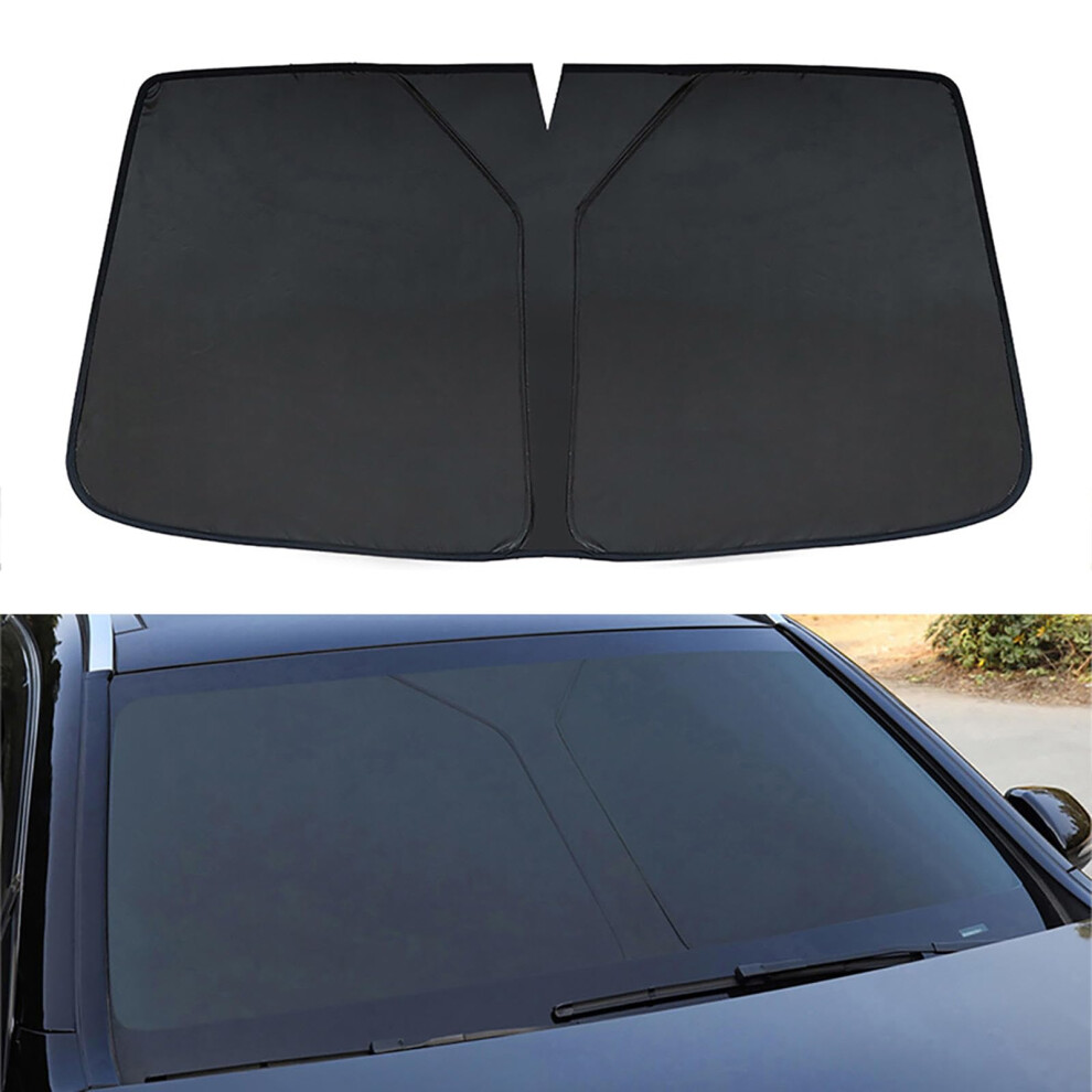 Windshield Sun Shade For Kia Niro 2017-2022 Front Windshield Sun Shade, Easy To Install, Automotive Accessories Black 9393856635092