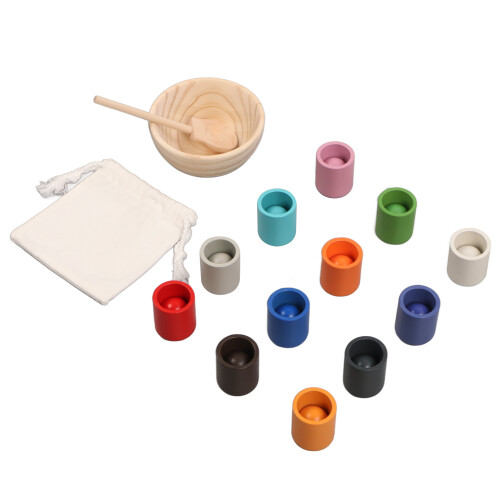 Bälle Becher Farbsortierspielzeug 1