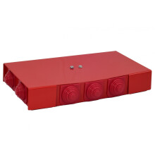 Coffret di protezione antincendio, rettangolare, E90, passaggio STANDARD 2x3x4mm2, 197x103x30 mm, PIP-2AN P2x3x4