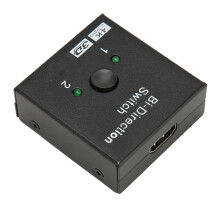 Bi-Directional HDMI Switch 1in 2Out 4K 3D for Console Gaming