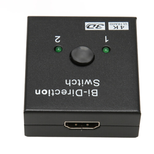 Bi-Directional HDMI Switch 1in 2Out 4K 3D for Console Gaming 2
