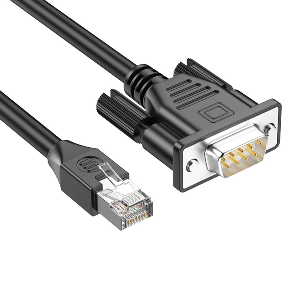 Rj45 To D-Sub 9Pin Rs232 Debugging Cable Db9 Male Head 1M Rj45 To Db9 Console Cable For Routers And Switches Management 9084446623369