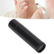 Rundes DIY-Lippenstiftrohr Schwarz 4,2 g 20 Stück nachfüllbar