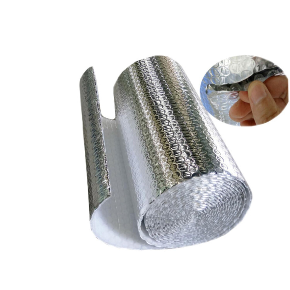 Radiator Reflector Panels Aluminium Foil Bubble Insulation Self-Adhesive Thermal Reflector Panel 1X2m 9084446623673