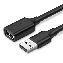 Ugreen USB-A (weiblich) auf USB-A (männlich) Kabeladapter, 1 m - schwarz