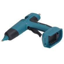 cordless 60W hot melt glue gun for 18V batteries, blue