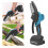 Cordless Mini Chainsaw 18V Battery Powered Handheld Pruning Tool, Fast Chain Speed 15