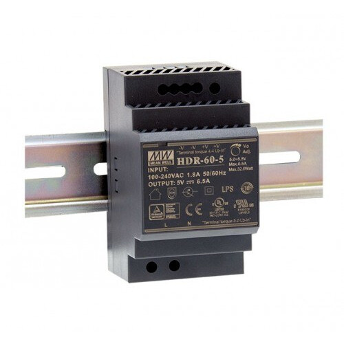 MEAN WELL Netzteil - 12V  60W  Hutschiene