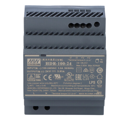 MEAN WELL Netzteil - 24V 100W  Hutschiene 1