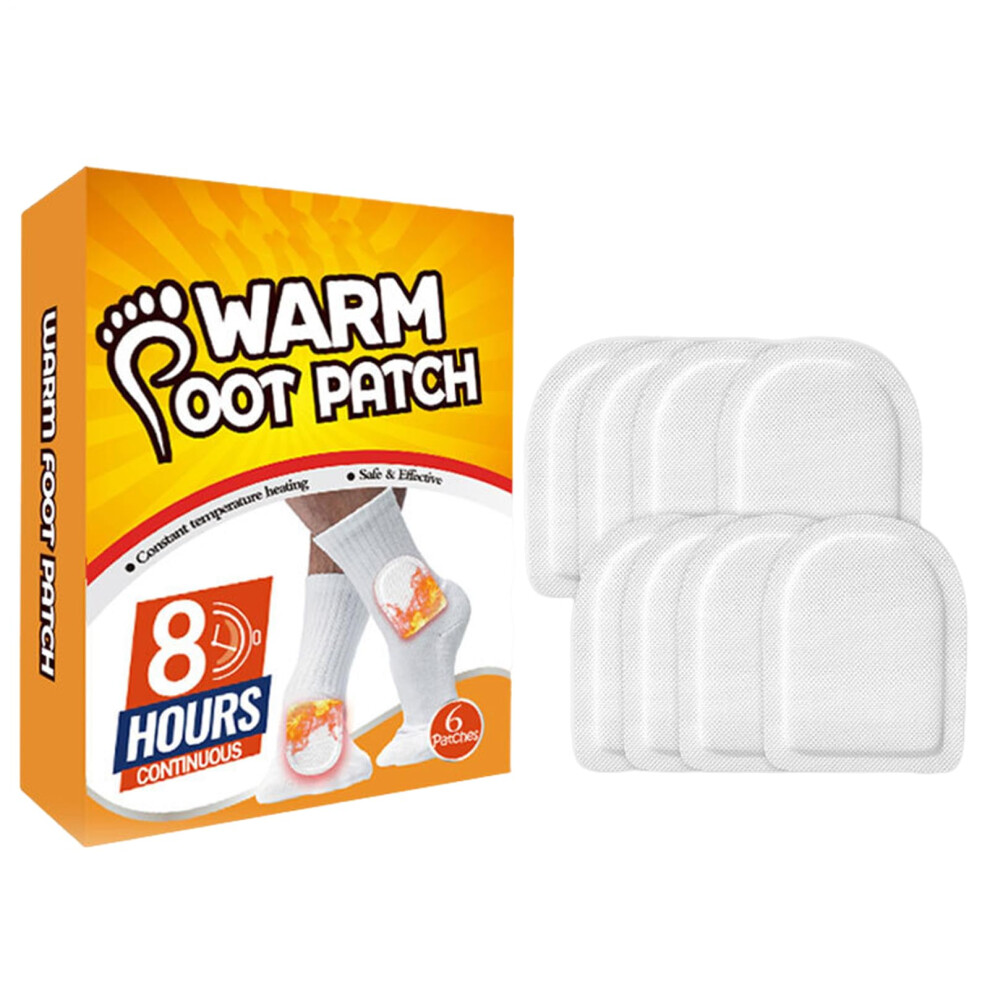 Foot Heating Patch Adhesive Safe Foot Warmer For On The Go Warmth Heat Packs For Skiing And Hiking In Winter