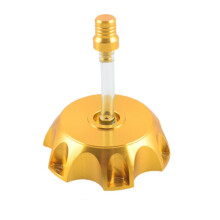 Aluminum alloy motorcycle fuel tank cap for Kawasaki Ninja ZX-10 2004-2024 Waterproof Gold Compatible With Multiple Models