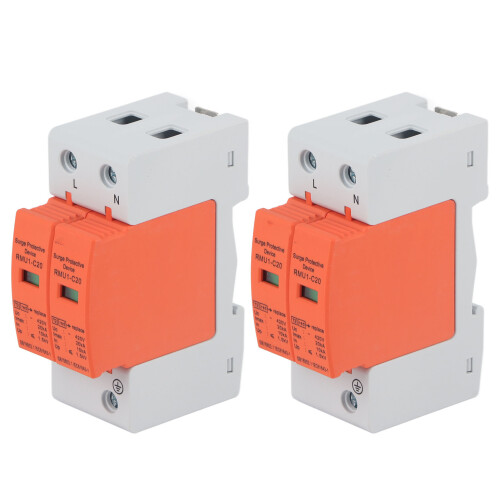 2Pcs SPD Surge Schutz Geräte AC Ableiter Protector 1
