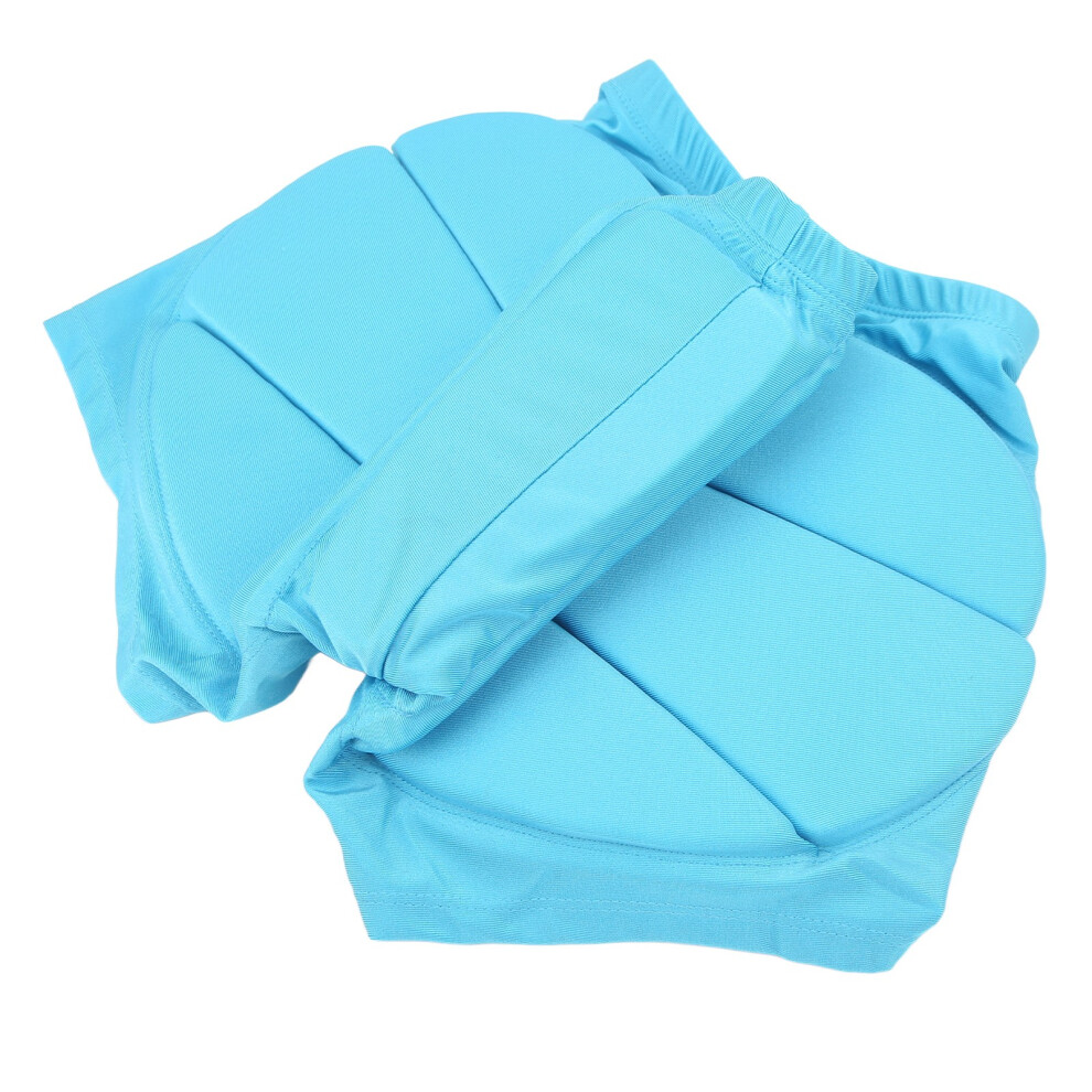 Blue Nylon and EVA Protective Shorts for Cycling & Ski L-image-OPC-PMFYN87-NEW