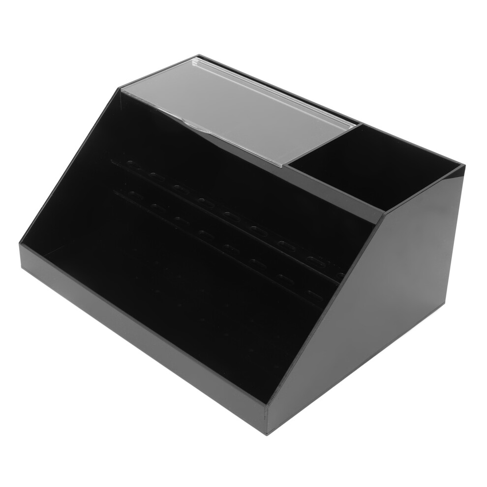 Moisture-Proof Acrylic Eyelash Grafting Storage Box - Black