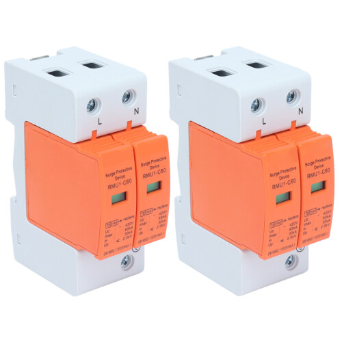 2Pcs SPD Surge Schutz Geräte AC Ableiter Protector