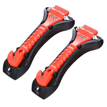 TUV Certified Emergency Car Hammers 2-Pack - Hardened Tips, Seatbelt Cutter, Rescue Tool