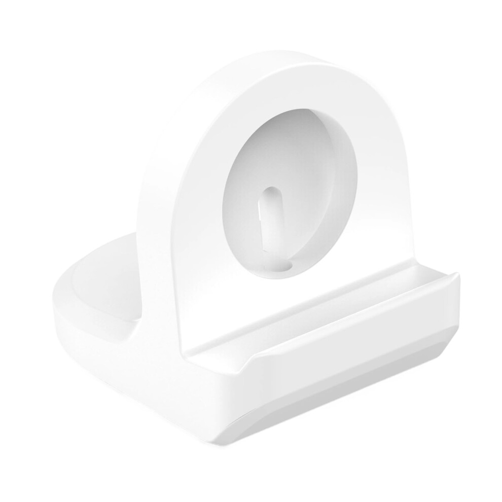Soft Silicone Smartwatch Charging Station For Watch 8 Convertible Desk Dock Secure Grip Shockproof Silicone Holder White 9354506545505