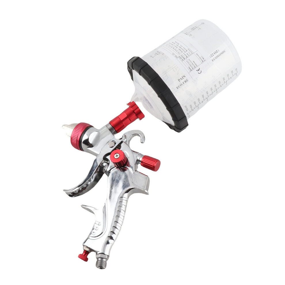 Automotive HVLP Spray Gun Kit 1.4mm 1.7mm 2.0mm Nozzles Gravity Paint Gun G1/4