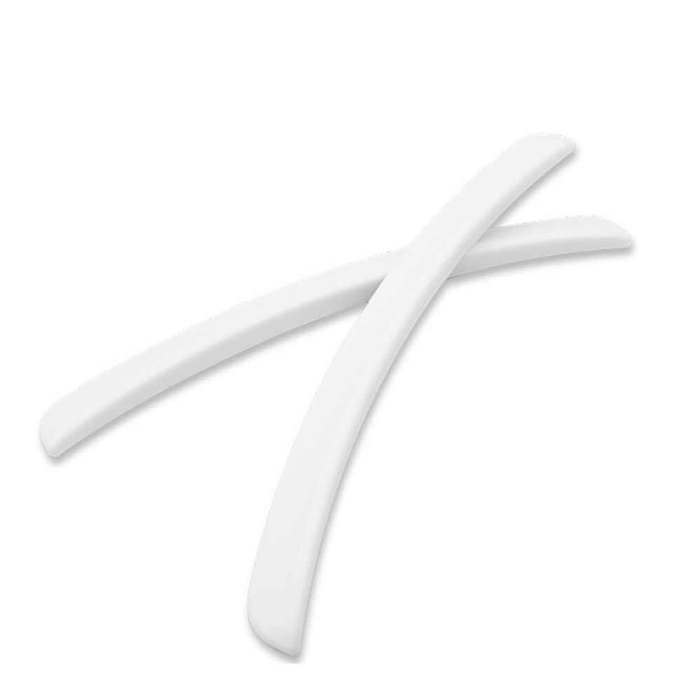 Compatible With Mazda 3 Bl Bk Bm Bn Bp Wheel Eyebrow Arch Strips, Vents Protector Anti-Scratch Stickers, 2-Pcs White 9084446624519