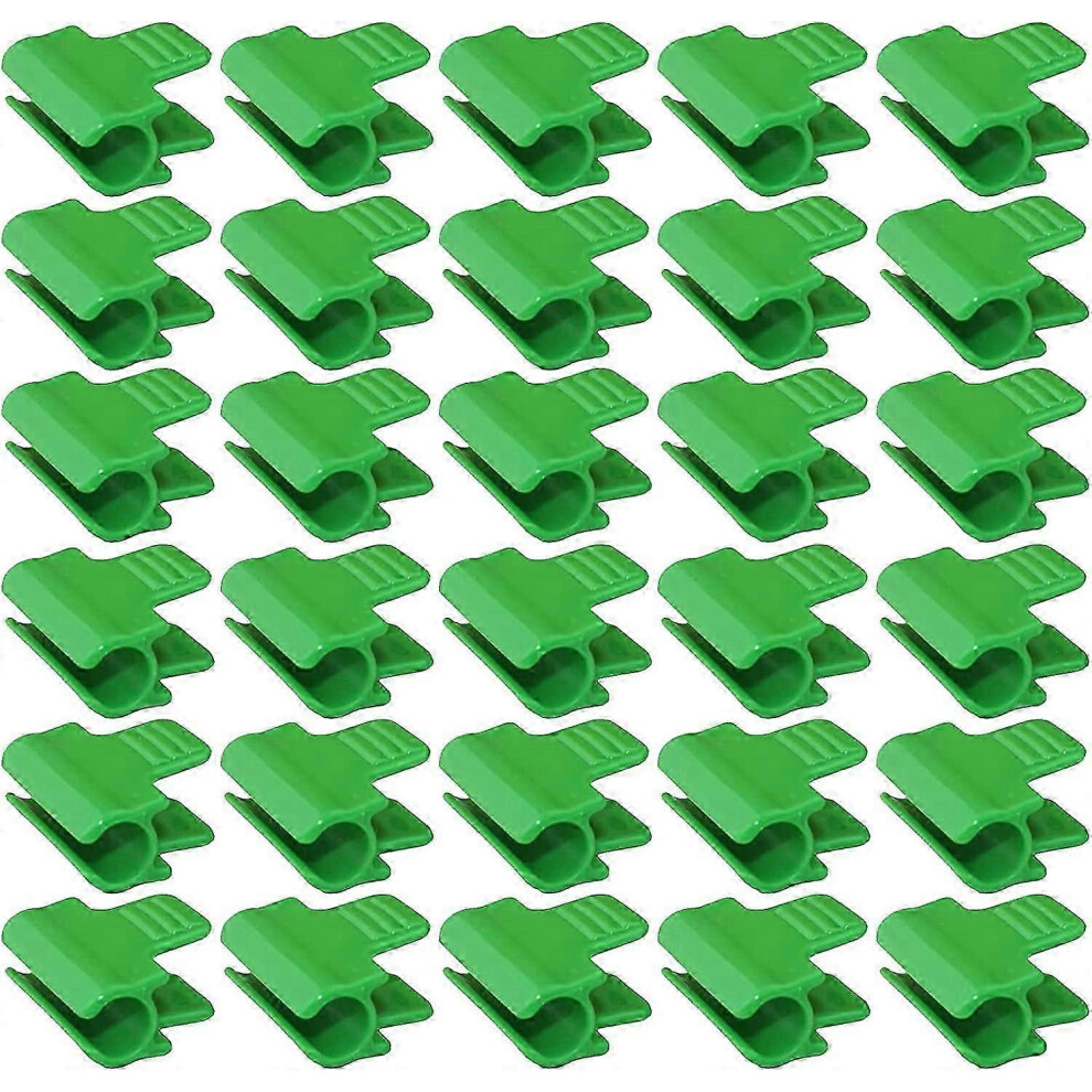 30 greenhouse film clips, greenhouse fasteners, 11mm greenhouse clips, plant clips, plastic mesh tunnel clips, for greenhouses, plant extension S