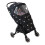 Windproof Waterproof Stroller Rain Cover with Cute Bear Pattern, Black 2