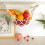 Hanging fruit hammock for kitchen, macrame fruit basket under cabinet 2