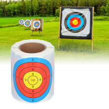 Portable 3-Inch Self-Adhesive Target Stickers Roll for Archery Practice