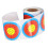 Portable 3-Inch Self-Adhesive Target Stickers Roll for Archery Practice 10