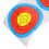Portable 3-Inch Self-Adhesive Target Stickers Roll for Archery Practice 4