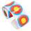 Portable 3-Inch Self-Adhesive Target Stickers Roll for Archery Practice 15