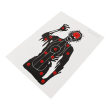10Pcs Archery Paper Targets 45x32cm for Shooting Practice Zombie Skull Theme