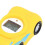 Baby-Badethermometer in Cartoon-Autoform, IPX7, 15