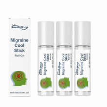(3PCS) 1-3X Roll On Peppermint Oil, Peppermint Oil To Relieve Dizziness On The Skin, Migraine Cool Stick Roll-On, Energy Against Motion Sickness