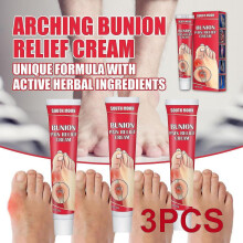(3PCS)Arching Bunion Relief Cream Pain Relief Reduce Inflammation Body Care Massage Cream For Knees Joints