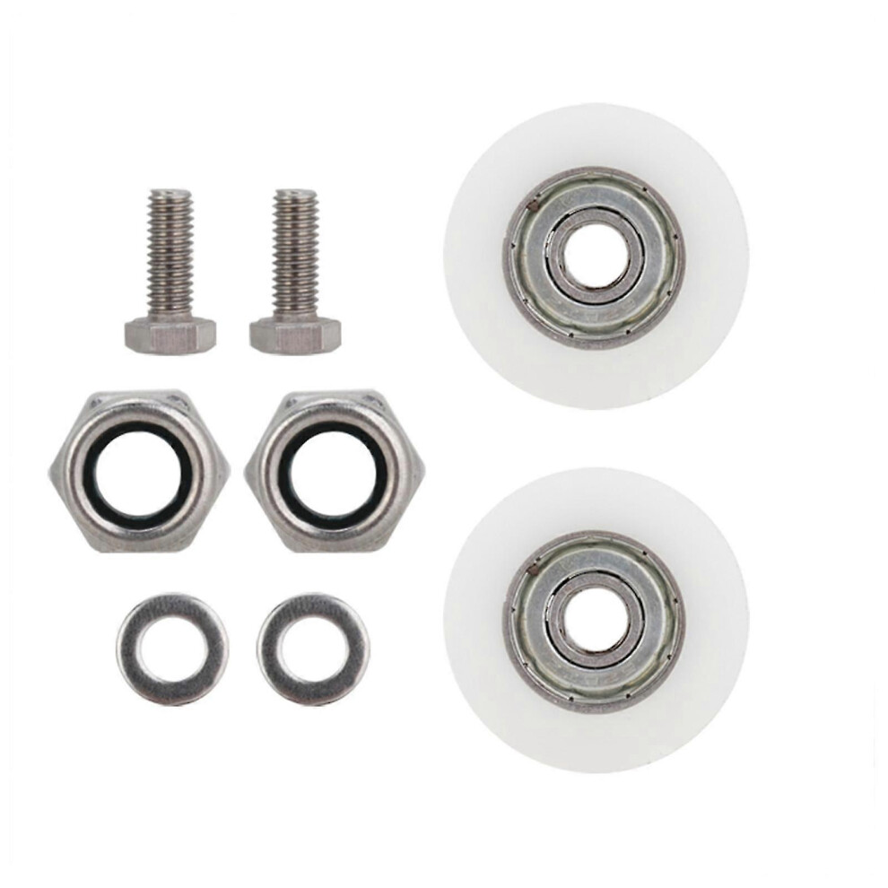 Elite 30mm Diameter Greenhouse Door Wheel Replacement Kit