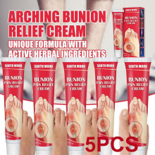 (5PCS)Arching Bunion Relief Cream Pain Relief Reduce Inflammation Body Care Massage Cream For Knees Joints