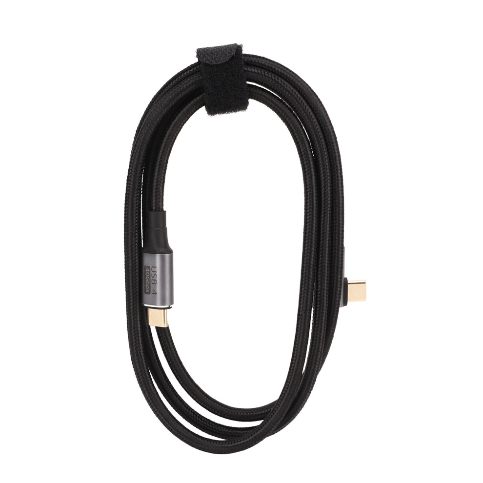 1.2M Usb-C To Usb-C Cable 40Gbps Fast Charge Right Angle Connector 7641355737949