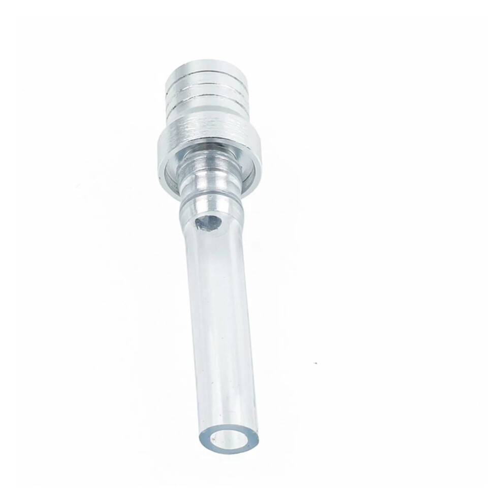 Fluid Oil Cup Tank Cap Fuel Tank Breather Hoses Tubes With Single Way Valve For Motocross Atv Quad Dirt Pit Bike Silver 9354506546168