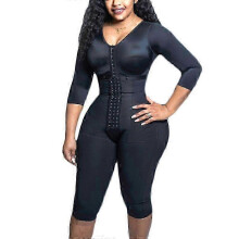 (As show, One size) Full Body Support Arm Compression Shrink Your Waist With Built Corset Minceur Slimming Sheath Woman Flat Belly Fajas Shapern