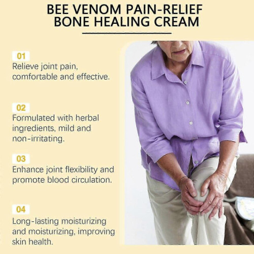 (3pcs) bee venom joint cream for back knee hands neck feet 2