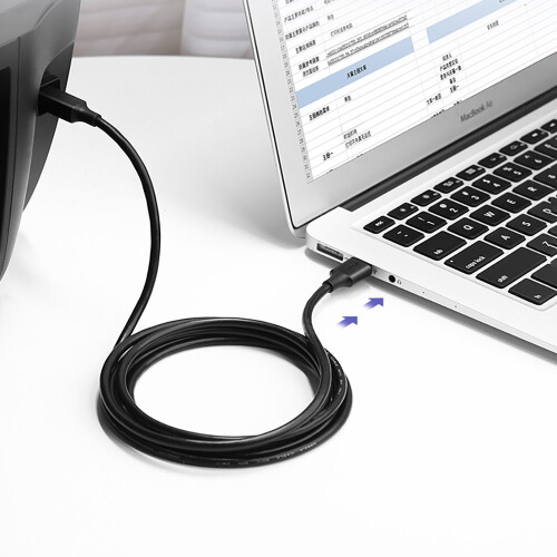 Ugreen USB-A-zu-USB-B-Druckerkabel 1 m - Schwarz 2