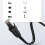 Ugreen LAN Ethernet Cat6 Flachkabel, 5 m - Schwarz 6