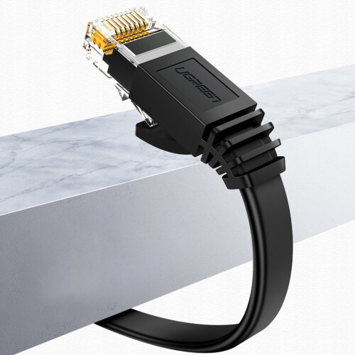 Ugreen flat LAN Ethernet Cat6, 3m - Black 1