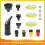 Steam Cleaner Round Brush for SC1-SC5 1