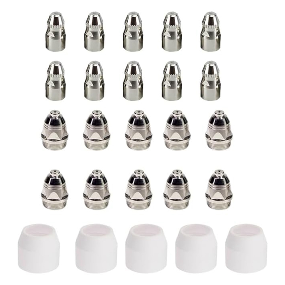25Pcs P80 Plasma Consumables, P80 Plasma Cutter Torch Kits 4853121367554