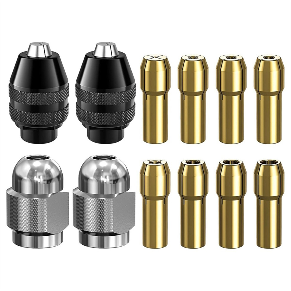Drill Chuck Collet Set For Chuck Shank Rotary Tool 4853121367820