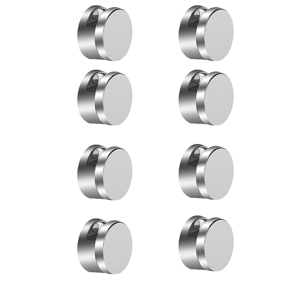 Frameless Mirror Mounting Hardware Kit Dual-Screw Fixing Mirror Glass-image-OPC-PMFZB9D-NEW